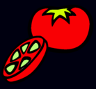 Dibujo Tomate pintado por ainamartorellm