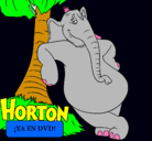 Dibujo Horton pintado por joshua
