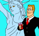 Dibujo Estados Unidos de América pintado por LISSET