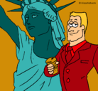 Dibujo Estados Unidos de América pintado por rabanonaso