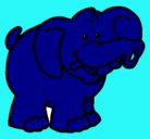 Dibujo Elefante pintado por nazareno