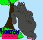 Dibujo Horton pintado por laura