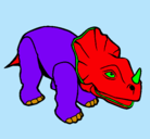 Dibujo Triceratops II pintado por ARNIE