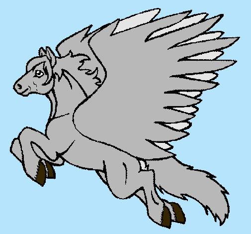 Pegaso volando