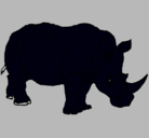 Dibujo Rinoceronte pintado por gutierre