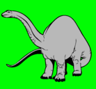 Dibujo Braquiosaurio II pintado por alejadro