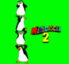 Dibujo Madagascar 2 Pingüinos pintado por finifinifinifini
