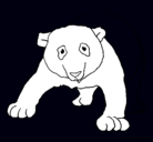 Dibujo Oso panda pintado por sirali