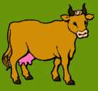 Dibujo Vaca pintado por sergio