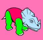 Dibujo Triceratops II pintado por CIELITO