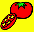 Dibujo Tomate pintado por zoe