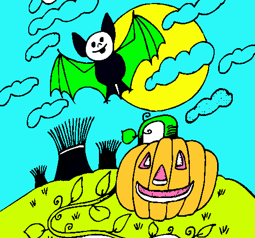 Paisaje de Halloween