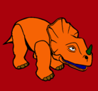 Dibujo Triceratops II pintado por jorge