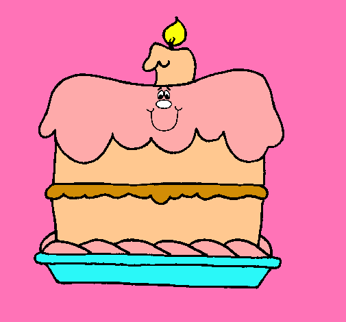 Pastel de cumpleaños