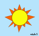Dibujo Sol pintado por ivan