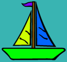 Dibujo Barco velero pintado por andresfelipe