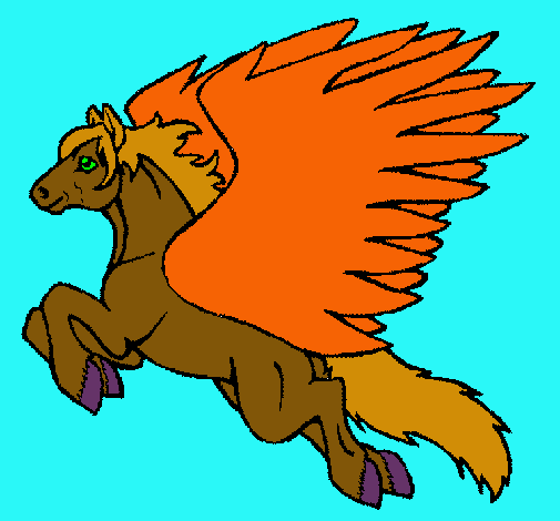 Pegaso volando