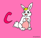 Dibujo Conejo pintado por karina