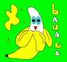 Dibujo Banana pintado por perritooo