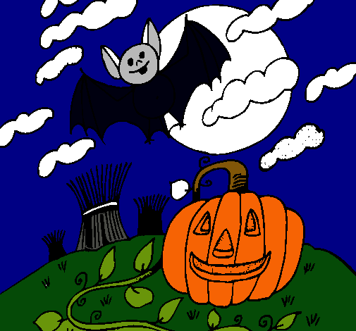 Paisaje de Halloween