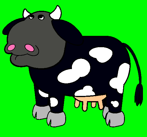 Vaca pensativa