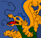 Dibujo Dragón japonés pintado por pepe3