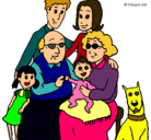 Dibujo Familia pintado por valentinarojassanchez