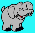 Dibujo Elefante pintado por ivan