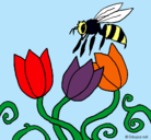 Dibujo Abeja pintado por ellindocolordeprimave