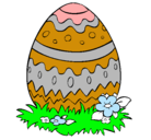 Dibujo Huevo de pascua 2 pintado por LUANA