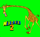 Dibujo Madagascar 2 Melman 2 pintado por ANDREINA