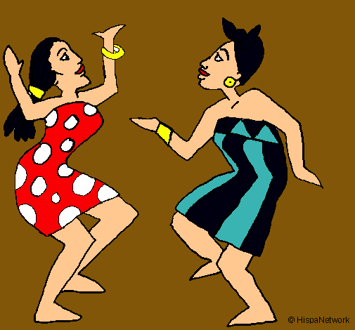 Mujeres bailando