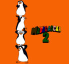 Dibujo Madagascar 2 Pingüinos pintado por ELPERRORON