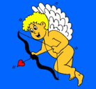 Dibujo Cupido con grandes alas pintado por angelitoo