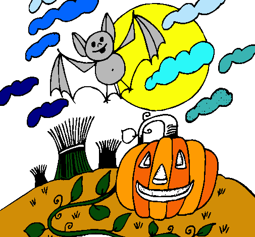 Paisaje de Halloween