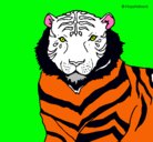 Dibujo Tigre pintado por asier