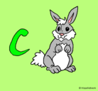 Dibujo Conejo pintado por girona