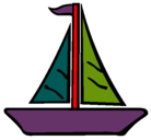 Dibujo Barco velero pintado por luisjafeth