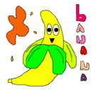 Dibujo Banana pintado por alba