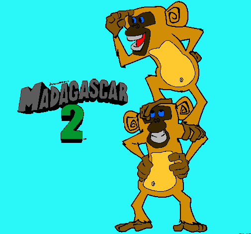 Madagascar 2 Manson y Phil