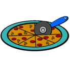 Dibujo Pizza pintado por adfghj