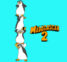 Dibujo Madagascar 2 Pingüinos pintado por gonzalocuradomartin