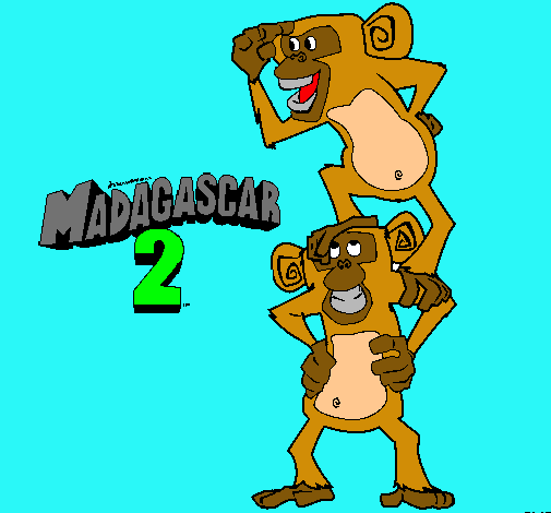 Madagascar 2 Manson y Phil