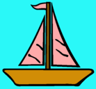 Dibujo Barco velero pintado por isabela