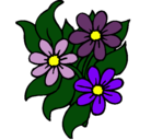 Dibujo Florecitas pintado por flowersleticia
