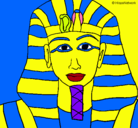 Dibujo Tutankamon pintado por GAEL