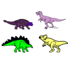Dibujo Dinosaurios de tierra pintado por rui7