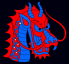 Dibujo Cabeza de dragón pintado por alejandro