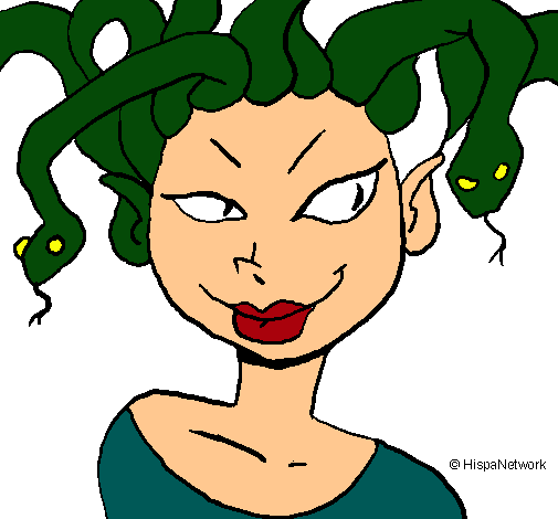 Mujer medusa