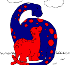 Dibujo Dinosaurios pintado por benjaminossandon